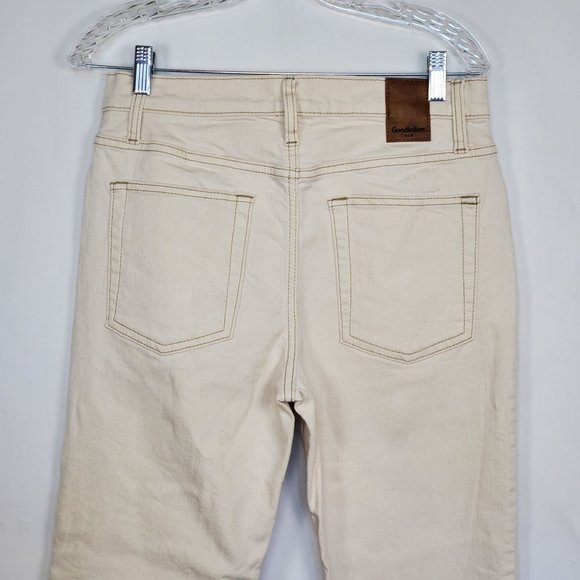 Goodfellow & Co Mens Jeans sz 30Wx32L Total Flex Slim cream wash denim pants - Picture 10 of 12